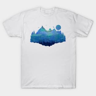 The Emerald Sky and The Blue Forest T-Shirt